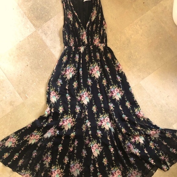 LAST CHANCE Alice+Olivia Ava gown NWOT plunge neck - Picture 3 of 11